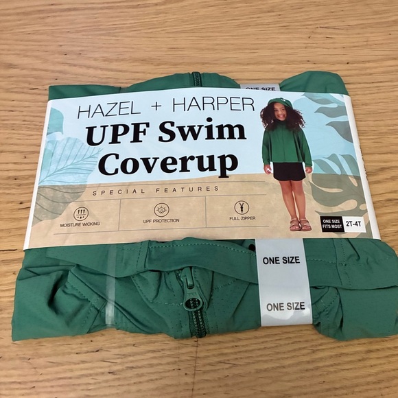 🆕Hazel + Harper UPF Swim Coverup OS 2T-4T🆕 - Picture 4 of 9